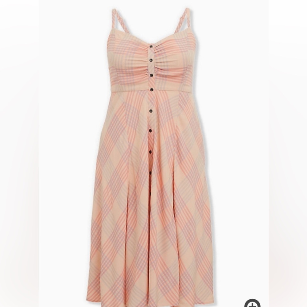 Challis Midi Dress Torrid size 2